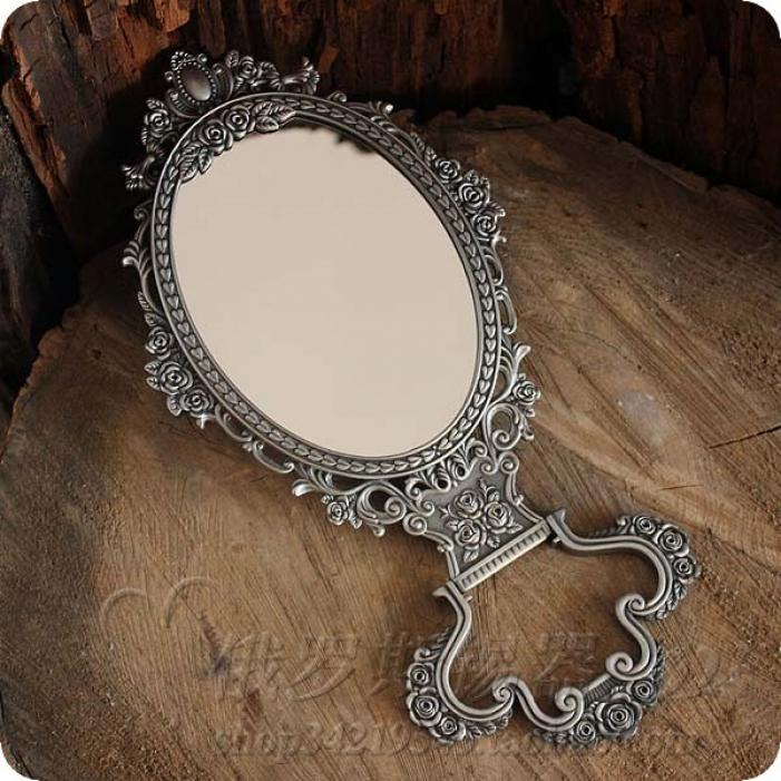 Russia Tin Cosmetic mirror European style classical Desktop Sided beauty mirror Tin Oval mirror Mirrorin the Family/Personal Cleaning Tools , Sanitary appliances/Bathroom accessories , Non-portable with a mirror , Mirror cabinet/Mirror category - from Buy2taobao.com to provide professional Taobao agent buy service