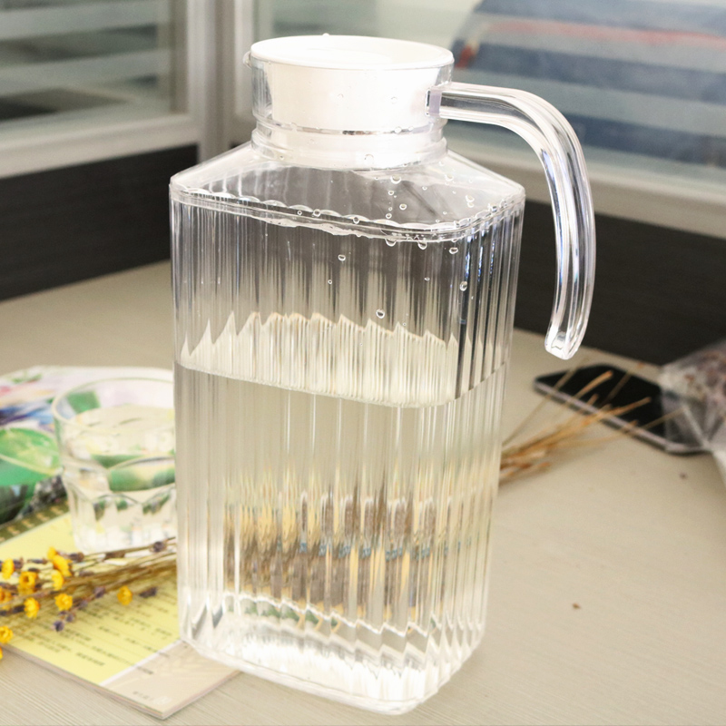 stripe Beverage maker capacity scented tea Cold water Acrylic With cover thickening transparent Cool water bottle fruit juicein the Tableware , Cup/Cups/Kettle , Pitcher category - from Buy2taobao.com to provide professional Taobao agent buy service