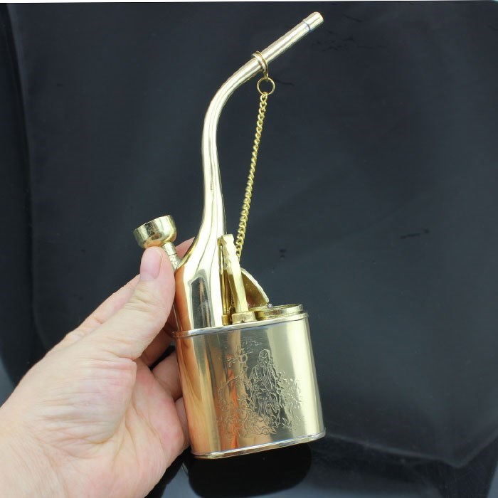 Filter element pipe old-fashioned Bongs bulk household brass Small-caliber lighter Cut tobacco China Reciprocating leisure timein the ZIPPO/Swiss Army Knife/Glasses , Smoking , Pipe category - from Buy2taobao.com to provide professional Taobao agent buy service