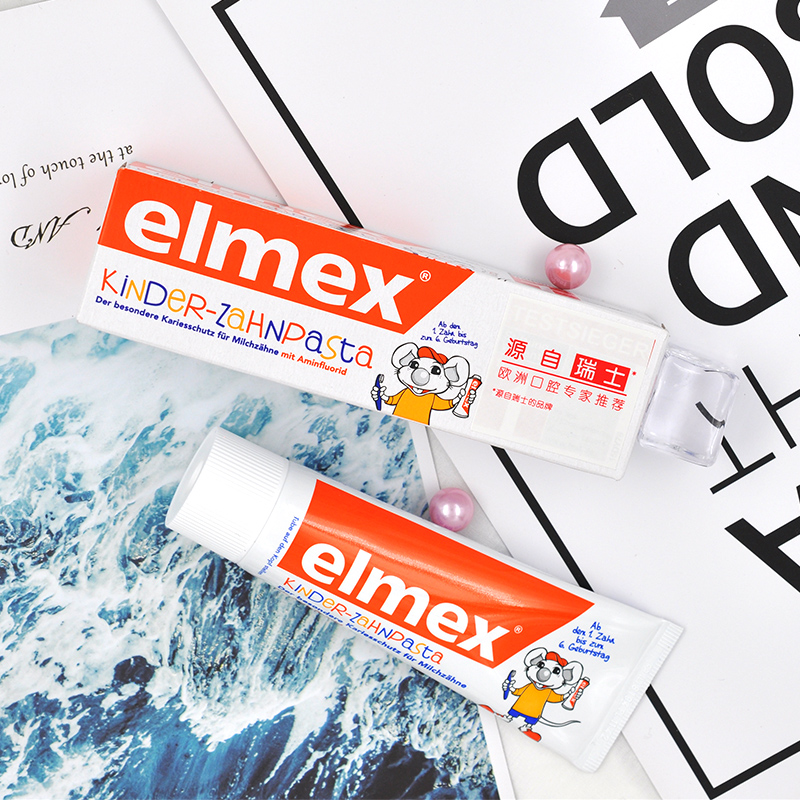 珠珠家elmex瑞士0-6岁儿童牙膏防蛀固齿清洁乳牙可吞服含氟防龋齿|ruв категории туалетные чище/санитарно - гигиенических салфеток/бумага/Ароматерапия, шампунь/человек чистой, полости рта, зубная паста - от Buy2taobao.com для оказания профессиональной услуги покупки агента Taobao