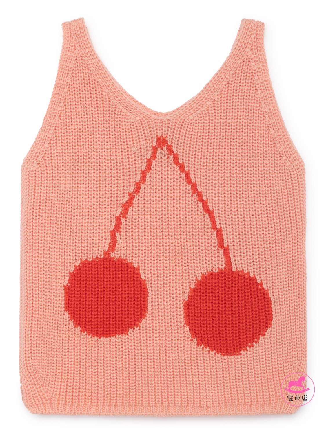 雯的店 Bobo choses 19春夏 樱桃儿童针织背心|msdalam kategori Kanak-kanak/Bayi/Keluarga dipasang, Vest abah-abah - dari Buy2taobao.com untuk memberikan perkhidmatan ejen Taobao profesional membeli