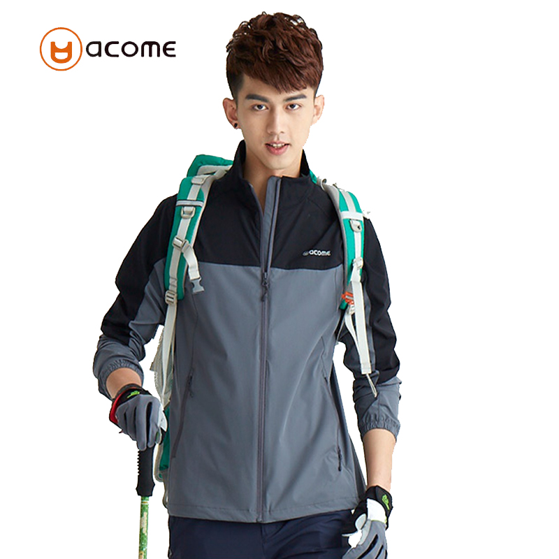ACOME/阿珂姆 彈力外套男立領開衫透氣防曬衣AG171J1010在類目 戶外/登山/野營/旅行用品, 戶外服裝, 運動戶外風衣中 - 來自Buy2taobao.com提供專業的淘寶代購服務