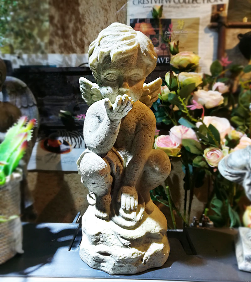 北欧人物天使摆件复古做旧带翅膀男孩花园里音乐餐吧软装饰品组合在类目 家居饰品, 摆件中 - 来自Buy2taobao.com提供专业的淘宝代购服务