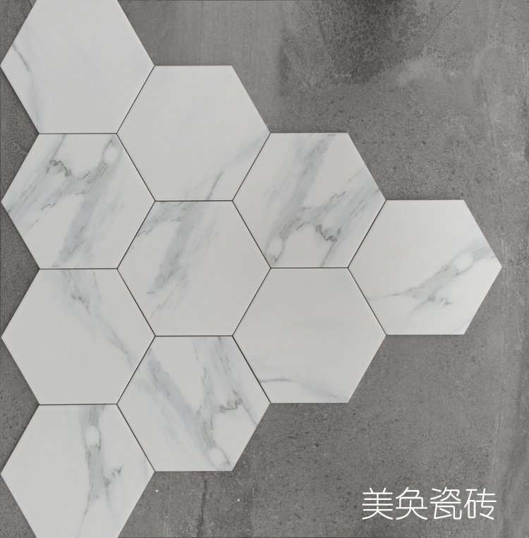 亚光爵士白卡拉卡白色六角瓷砖6角瓷质地砖北欧阳台卫生间地面砖在类目 家装主材, 瓷砖, 仿古砖(包括文化石)中 - 来自Buy2taobao.com提供专业的淘宝代购服务