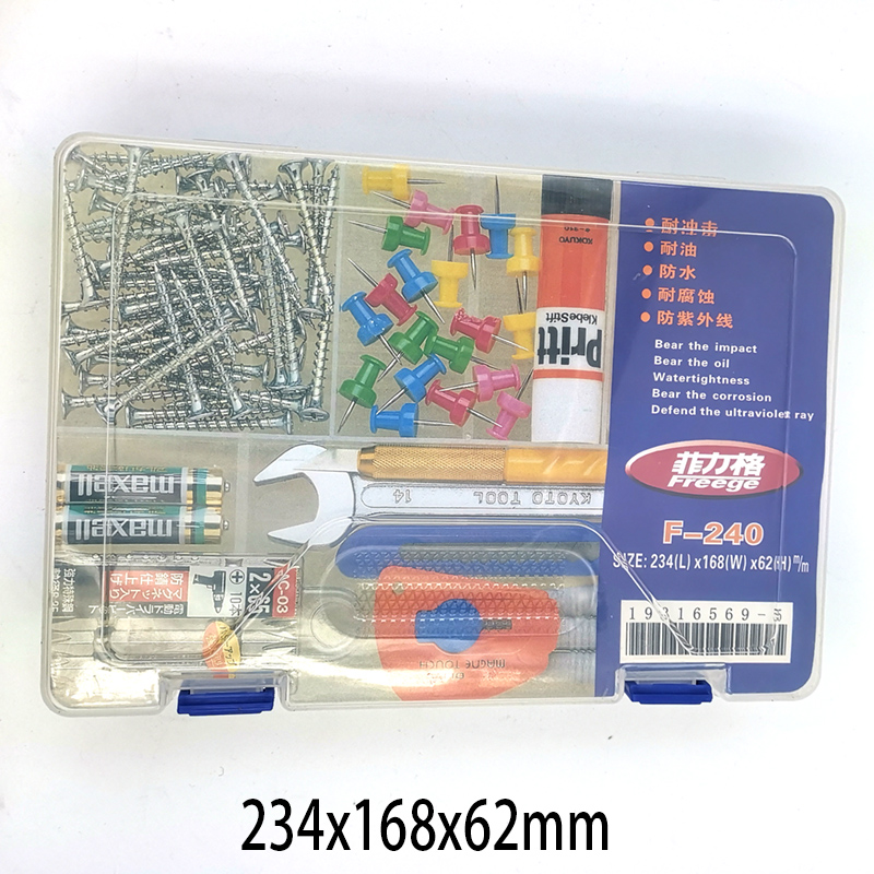 F-240 菲力格双层8格元件盒 234*168*62mm在类目 五金/工具, 手动工具, 工具包/箱/车, 零件盒中 - 来自Buy2taobao.com提供专业的淘宝代购服务