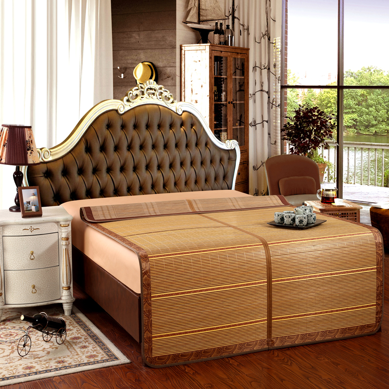 Fold 18 Two-sided 1.5 Bamboo mat 2 1.8 M student bed 0.7 rice 0.8M0.9 M mat 200in the Bedclothes , Mat/Mats/Rattan seats/Straw mat/Leather seats category - from Buy2taobao.com to provide professional Taobao agent buy service