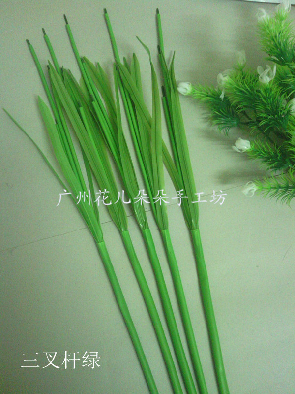 仿真杆三叉杆 三頭花杆綠色套管60cm 單枝約25g 絲網花材料在類目 鮮花速遞/花卉仿真/綠植園藝, DIY仿真花材料, 製作材料(新), 花杆中 - 來自Buy2taobao.com提供專業的淘寶代購服務