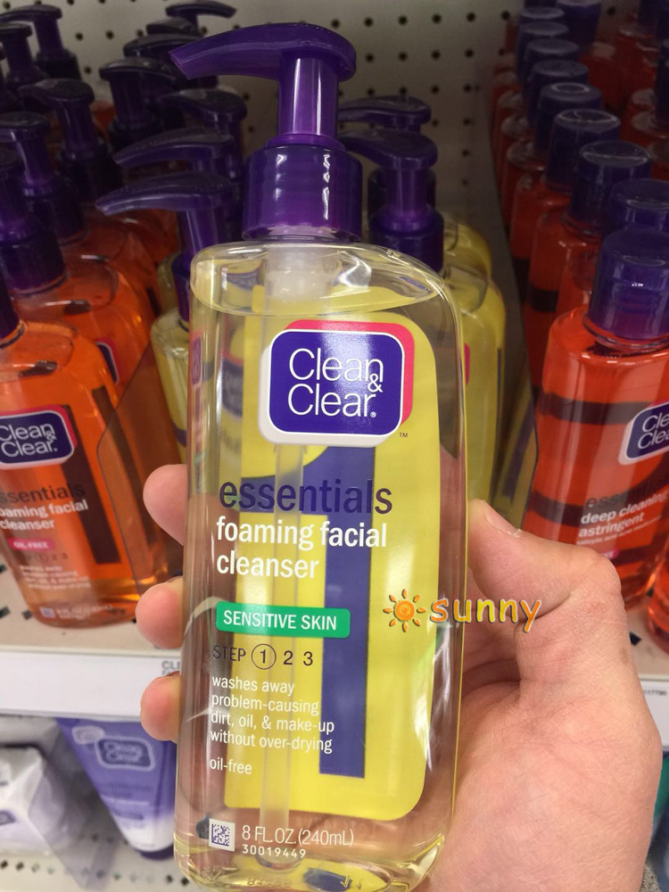 包美国直邮Clean Clear可伶可俐抗敏控油泡沫洗面奶洁面乳240ml在类目 洗护清洁剂/卫生巾/纸/香薰, 洗发沐浴/个人清洁, 面部清洁/护理, 洁面皂/洁面产品中 - 来自Buy2taobao.com提供专业的淘宝代购服务