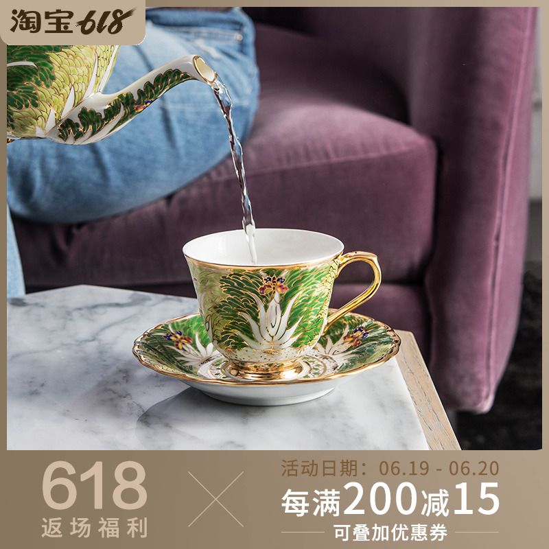 柏斐家饰 泰国进口 欧式高雅陶瓷家用带把茶杯套装手绘金边咖啡杯在类目 餐饮具, 咖啡器具, 咖啡杯中 - 来自Buy2taobao.com提供专业的淘宝代购服务