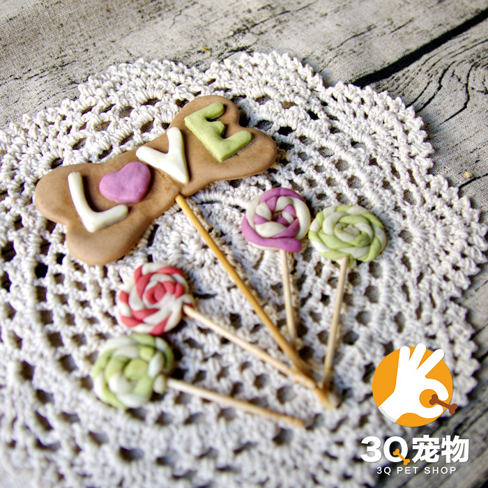 新款通用中国饼干宠物狗狗蛋糕装饰骨头插排 5支可写名字在类目 宠物/宠物食品及用品, 狗零食中 - 来自Buy2taobao.com提供专业的淘宝代购服务