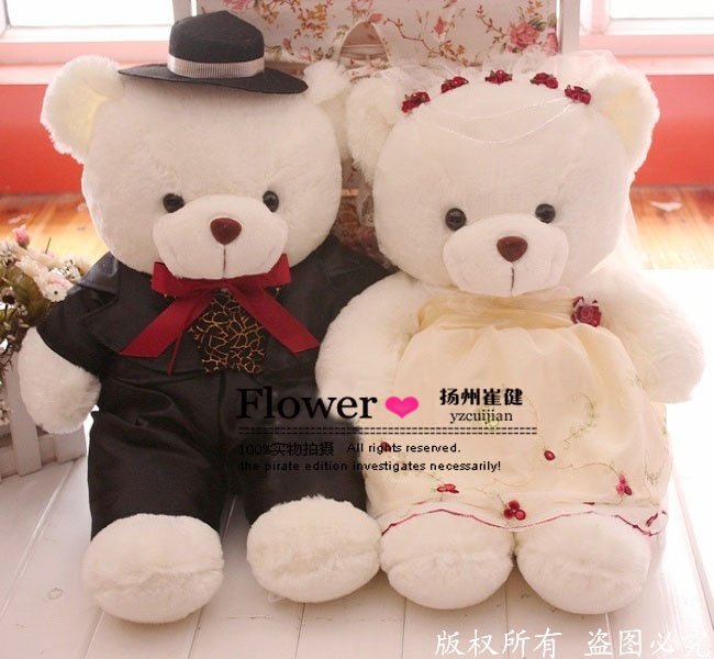 情侣对熊结婚熊婚纱熊婚纱泰迪熊婚礼熊婚庆熊压床娃娃限时超低价 情侣对熊结婚熊婚纱熊婚纱泰迪熊婚礼熊婚庆熊压床娃娃限时超低价