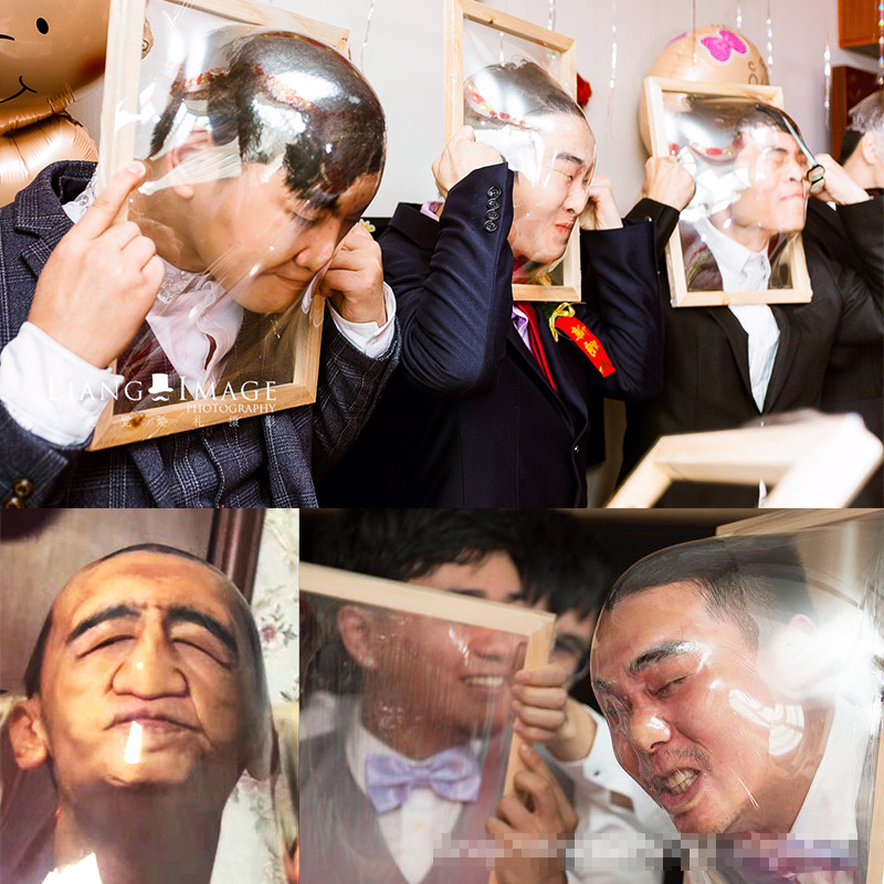 marry Tricky Fresh keeping film Lose one's beyond recognition wedding Festival day Atmosphere Game props marry Tricky propin the Accessories/Leather belt/Hat/Muffler , Other Accessories category - from Buy2taobao.com to provide professional Taobao agent buy service