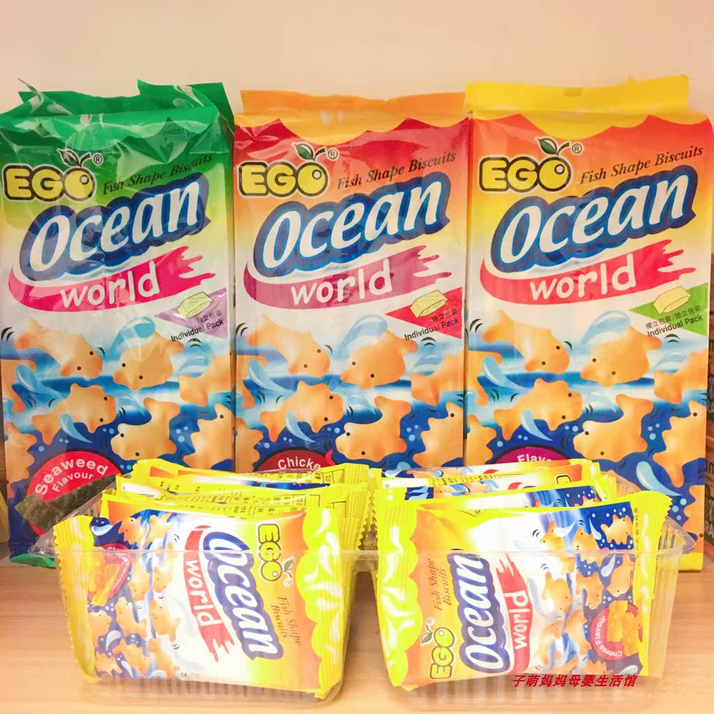 EGO进口马来西亚小鱼儿饼干奶酪味图形饼干休闲零食小吃在类目 奶粉/辅食/营养品/零食, 婴幼儿辅食, 磨牙棒/饼干中 - 来自Buy2taobao.com提供专业的淘宝代购服务