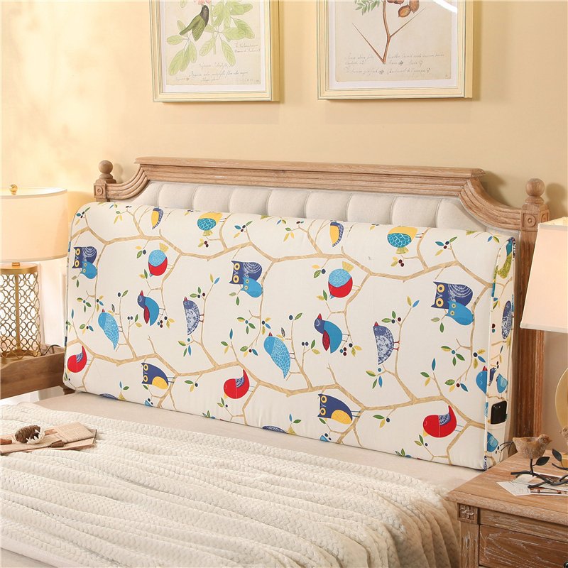 Cotton canvas Bedside Soft roll Double bed Tatami Bedside Cushion Pillow Pastoral wind backrest Bedside coverin the Home Fabric , Pillow/Pillow category - from Buy2taobao.com to provide professional Taobao agent buy service