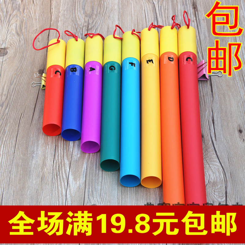 Orff Blow Musical Instruments colour Octave Plastic 8 Sound Tube kindergarten Early education Teaching aidsin the Musical Instruments/Guitar/Piano/Fitting , Children's toys, musical instruments , Children hit musical category - from Buy2taobao.com to provide professional Taobao agent buy service