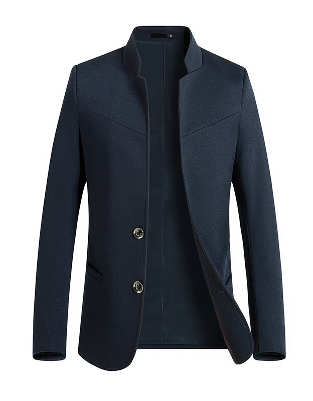 2018 Spring man man 's suit Stand collar Chinese style Chinese style Chinese tunic suit blue 4XLin the Personalized custom/Design Services/DIY , Custom clothing bags , Custom clothing , Custom tailored suit category - from Buy2taobao.com to provide professional Taobao agent buy service
