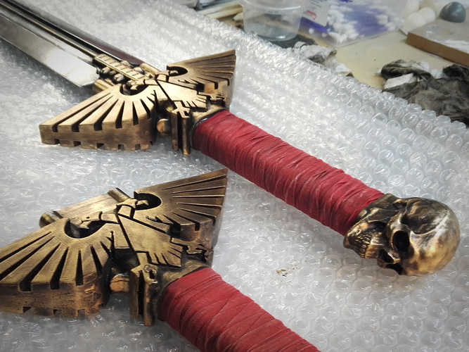 3D Printing Model Source Files stl Format Three-dimensional drawing source material Warhammer 40K The Judge's Swordin the Play mode/Anime/Periphery/cos/Board games , Physical perimeter game category - from Buy2taobao.com to provide professional Taobao agent buy service