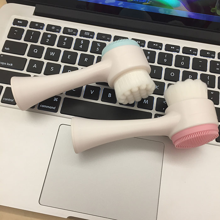 手工双面洗脸仪优质硅胶软毛刷去黑头深层毛孔清洁器洗脸刷在类目 家庭/个人清洁工具, 个人洗护清洁用具, 洗脸刷/化妆刷中 - 来自Buy2taobao.com提供专业的淘宝代购服务