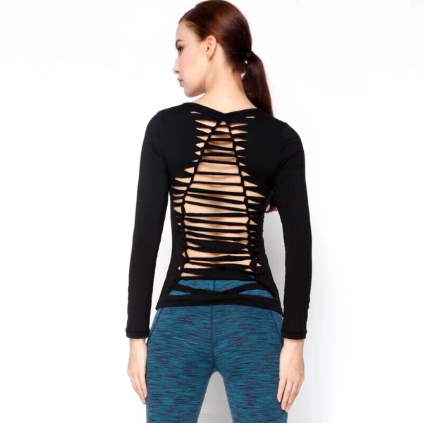 goods in stock Body angel Destroy Long sleeve yoga jacket Smock Quick drying Modeling Beautiful back Tight fitting comfortable coatin the Sports/Yoga/Fitness/Fans supplies , Yoga , Yoga clothes category - from Buy2taobao.com to provide professional Taobao agent buy service