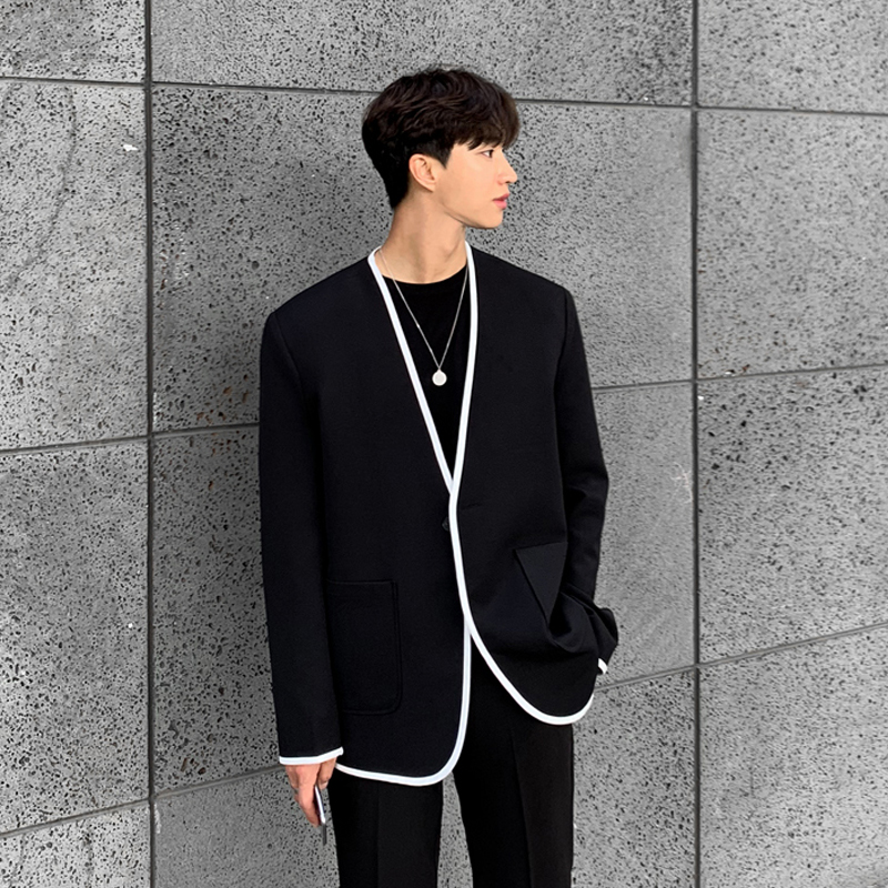 2019春秋韩版新款时尚西服青年修身男装纯色休闲潮流西装男士外套在类目 男装, 西服中 - 来自Buy2taobao.com提供专业的淘宝代购服务