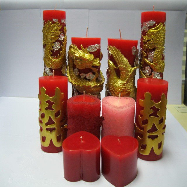 台湾(10件套装)中金龙/大龙凤/大双喜/珠珠心型/婚礼薰香蜡烛|msdalam kategori bekalan perayaan/hadiah, lilin - dari Buy2taobao.com untuk memberikan perkhidmatan ejen Taobao profesional membeli