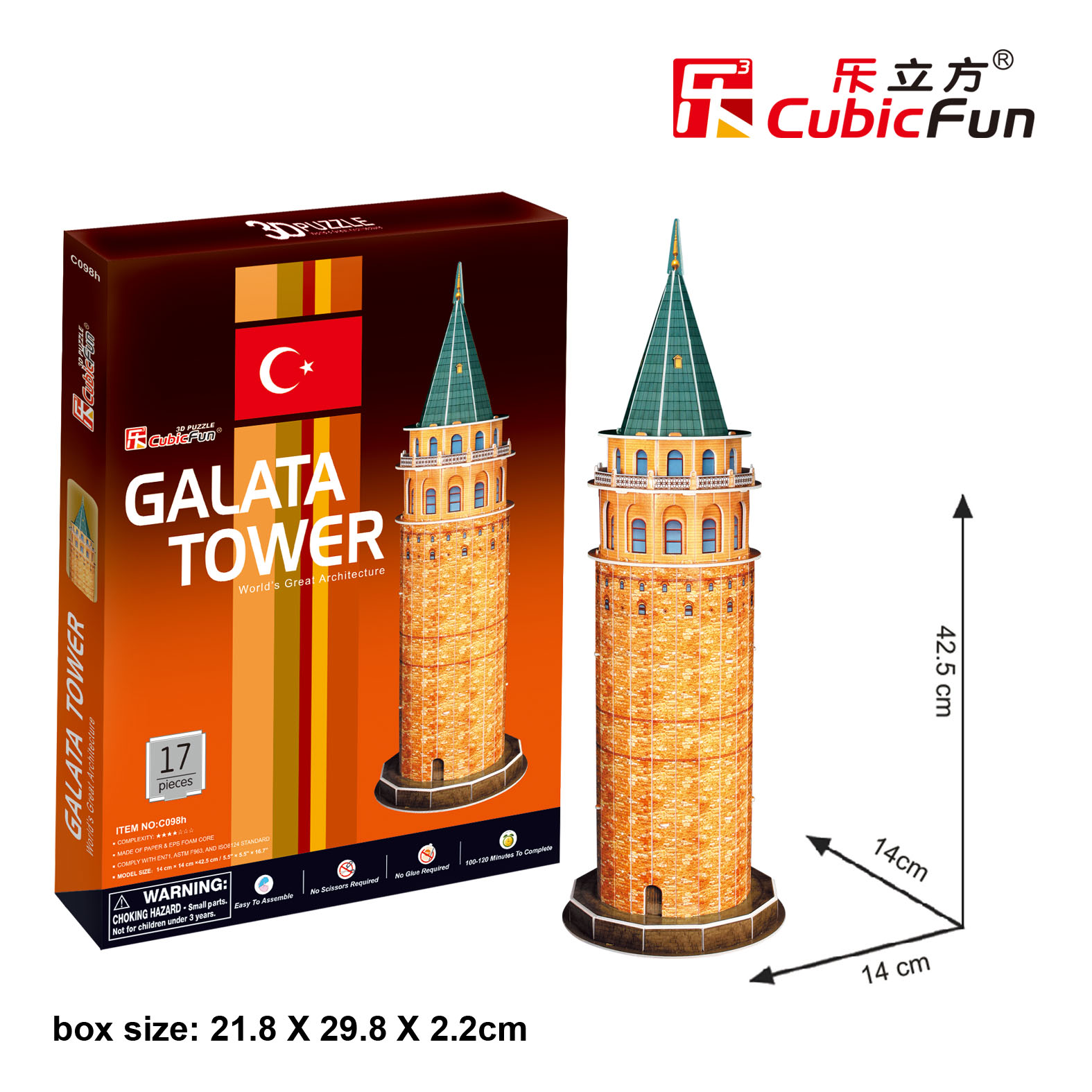 Genuine Le Cube 3D Stereo jigsaw puzzle DIY Model C098H Gala, Turkey Tata Puzzle Toys giftin the Toy/Childs/Puzzle/Building block/Model , Static model , Building/DIY Cabin/Others assembled model category - from Buy2taobao.com to provide professional Taobao agent buy service