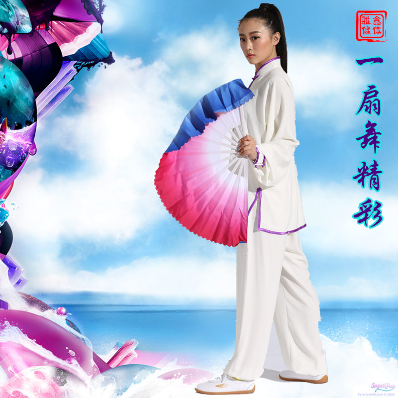 雅鑫儿童成人塑料骨渐变色彩云扇木兰扇左右手对扇舞蹈扇子孔雀扇|msdalam kategori sukan/Yoga/kecergasan/bekalan peminat, Taekwondo/Wushu/Fight, Tai Chi, Tai Chi Fan - dari Buy2taobao.com untuk memberikan perkhidmatan ejen Taobao profesional membeli