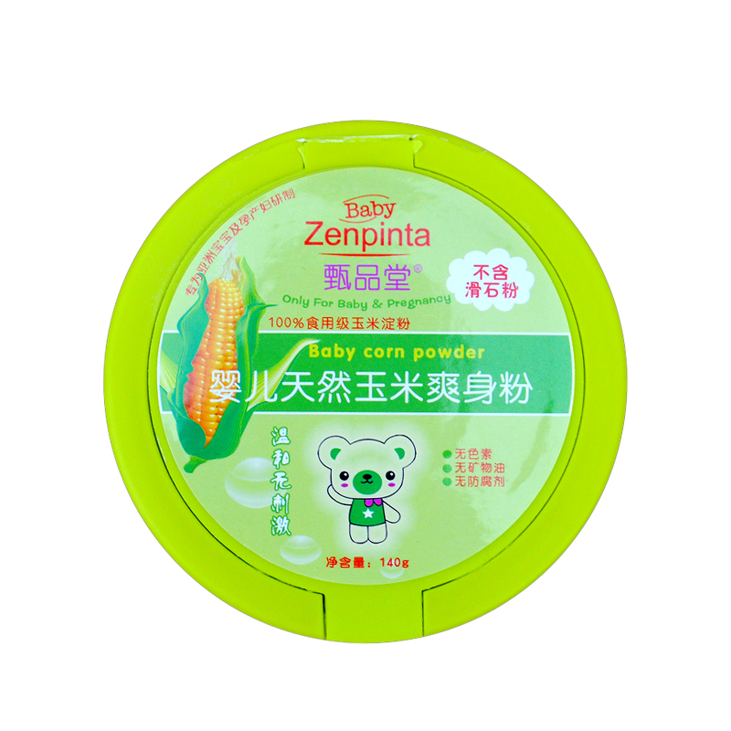 甄品堂嬰兒天然玉米爽身粉140g(贈粉撲)不含滑石粉在類目 尿片/洗護/餵哺/推車牀, 寶寶洗浴護膚品, 爽身粉 /痱子粉中 - 來自Buy2taobao.com提供專業的淘寶代購服務