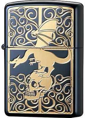 代购 Zippo芝宝打火机龙骷髅头离子蓝色x黄金2 blg-drskl日本|ruв категории ZIPPO/швейцарский армейский нож/очки, бренд зажигалки и аксессуары, ZIPPO/" - от Buy2taobao.com для оказания профессиональной услуги покупки агента Taobao