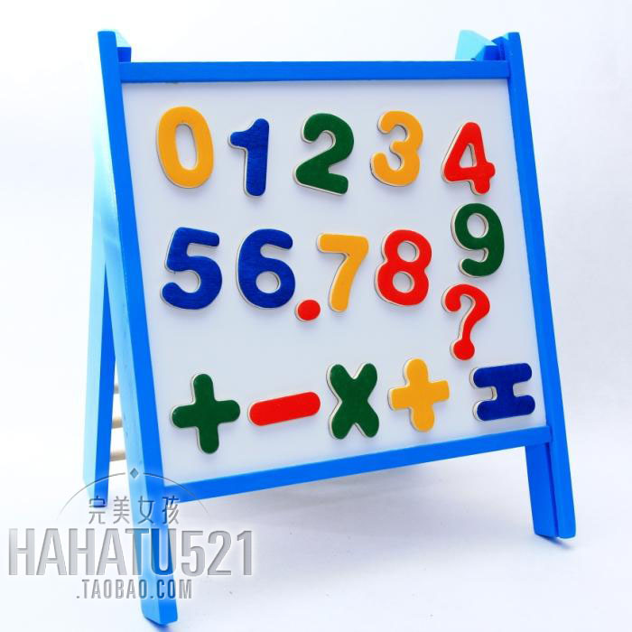 多功能計算架 木質磁性拼拼樂 兒童畫板磁性數字七巧拼板寫字板在類目 玩具/童車/益智/積木/模型, 繪畫類用品, 畫板中 - 來自Buy2taobao.com提供專業的淘寶代購服務