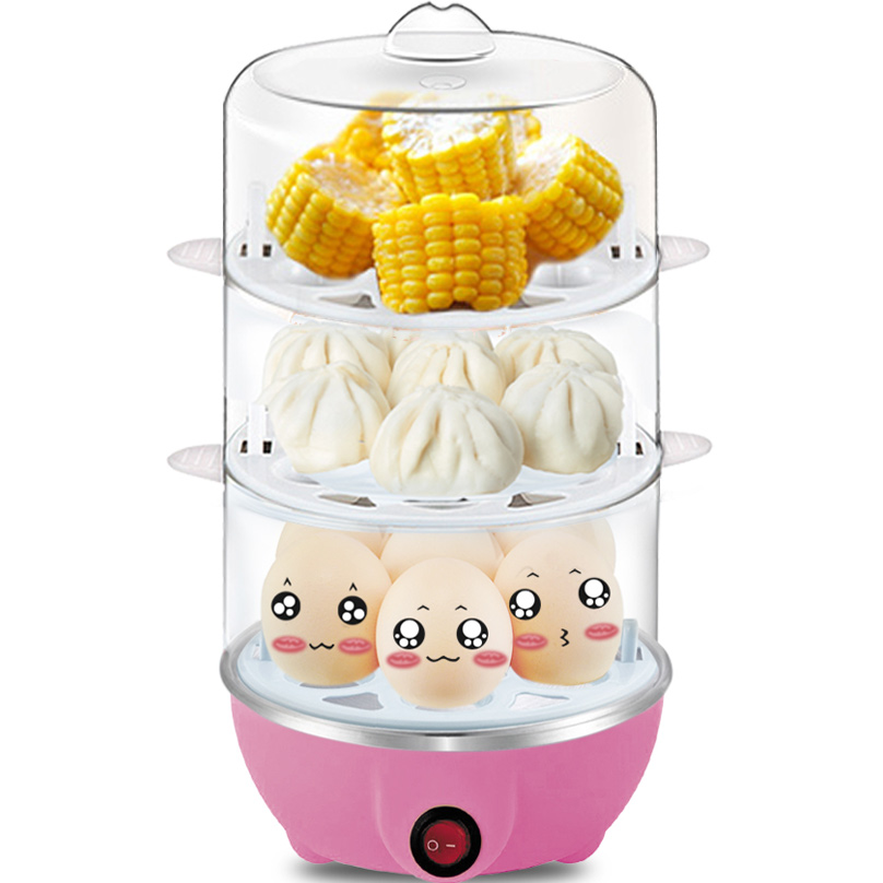 家用早餐机多功能煮蛋器三层自动断电蒸饭消毒双层蒸包子馒头110V在类目 厨房电器, 煮蛋器/蒸蛋器中 - 来自Buy2taobao.com提供专业的淘宝代购服务