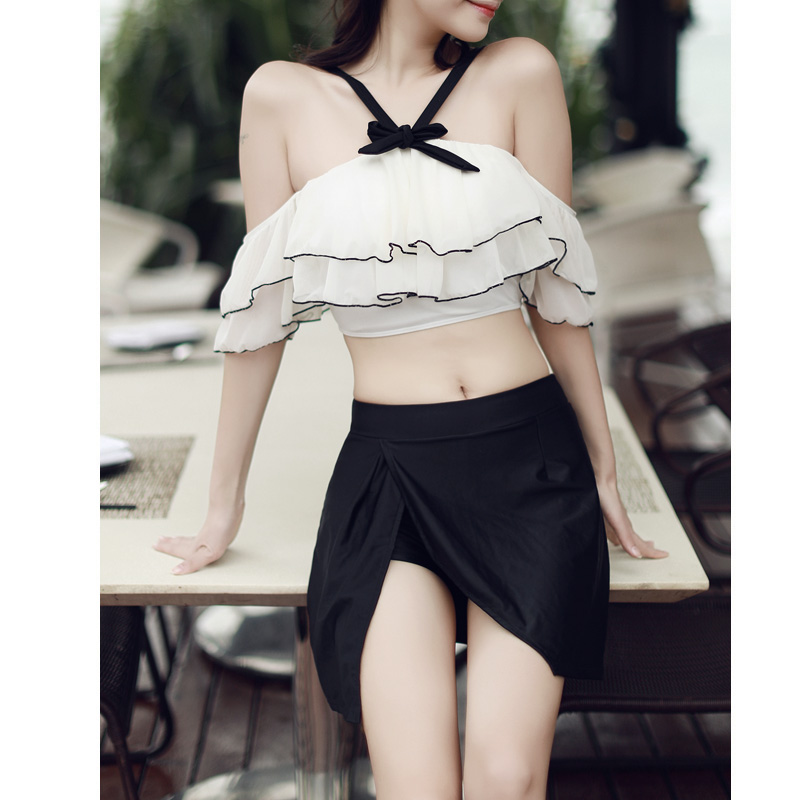 Swimsuit Fission Bikini Flat angle Like a breath of fresh air Small chest Gather Show thin student Skirt hot spring Swimming suitin the Sports/Yoga/Fitness/Fans supplies , Swim , Bikini category - from Buy2taobao.com to provide professional Taobao agent buy service