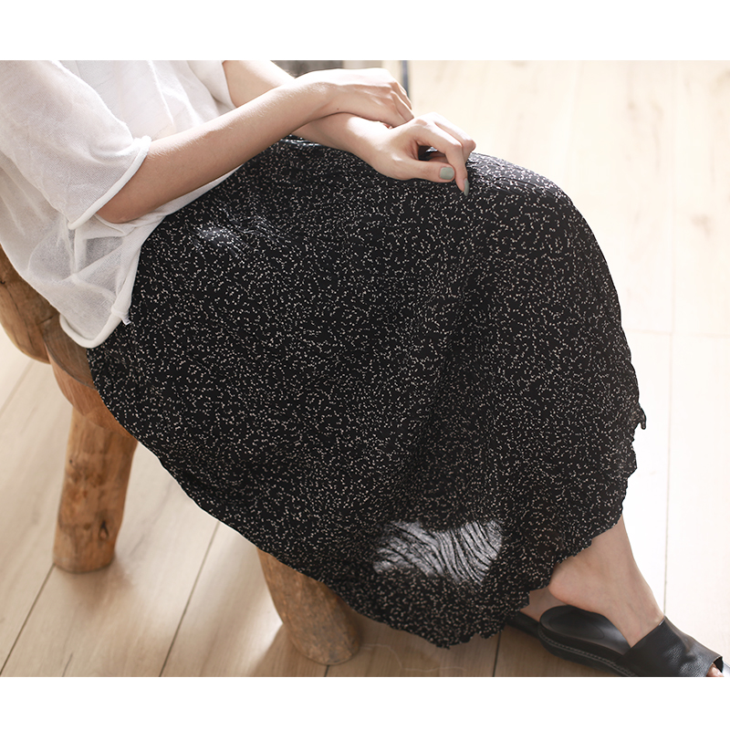 Valley home Light and thin Pleasantly cool Paige Show thin skirt 2019 Spring and summer new pattern Versatile Easy Floral skirtin the Women's clothing/Boutique , Skirts category - from Buy2taobao.com to provide professional Taobao agent buy service