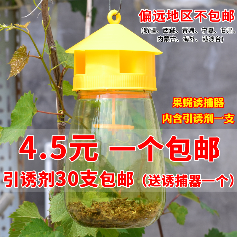 果蝇诱捕器果园菜地瓜果实蝇针蜂 果蝇引诱剂内含捕抓器诱剂包邮在类目 鲜花速递/花卉仿真/绿植园艺, 园艺用品, 其它园艺用品中 - 来自Buy2taobao.com提供专业的淘宝代购服务