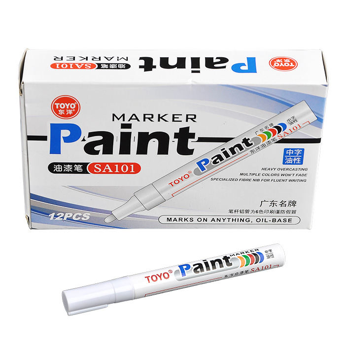 Dongyang TOYO quality goods Glass white paint pen 12 branch/box Strong coverage Easy to label Glass paint penin the Electronic Dictionary/Electronic paper book/Stationery , Pens/Writing Tools , Paint Pen category - from Buy2taobao.com to provide professional Taobao agent buy service