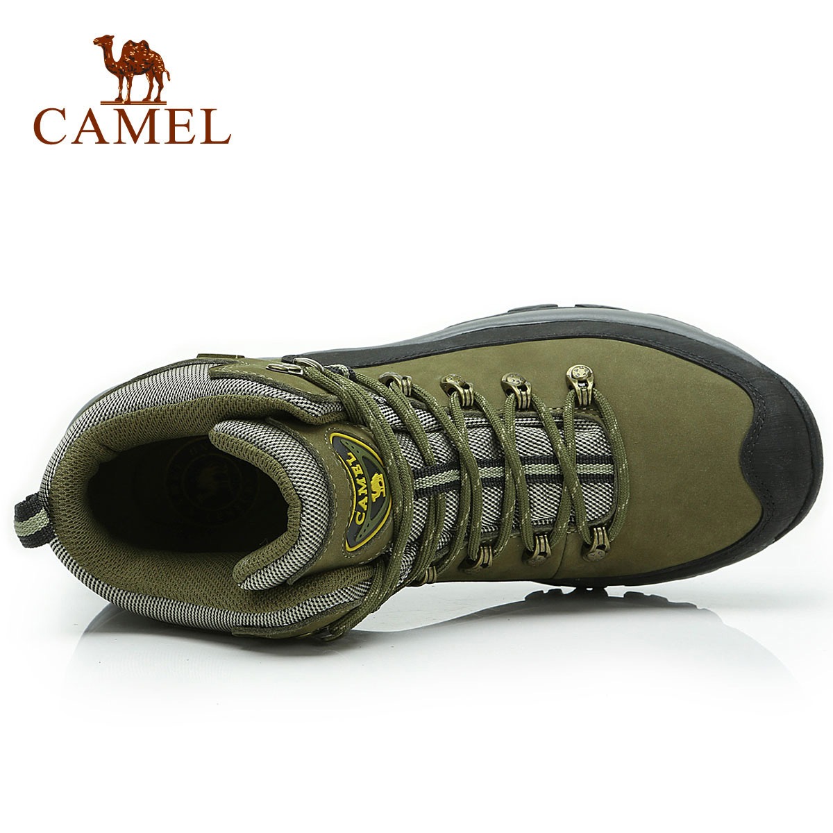 Camel outdoor shoes shoes shoes head layer cowhide skid resistant male ...