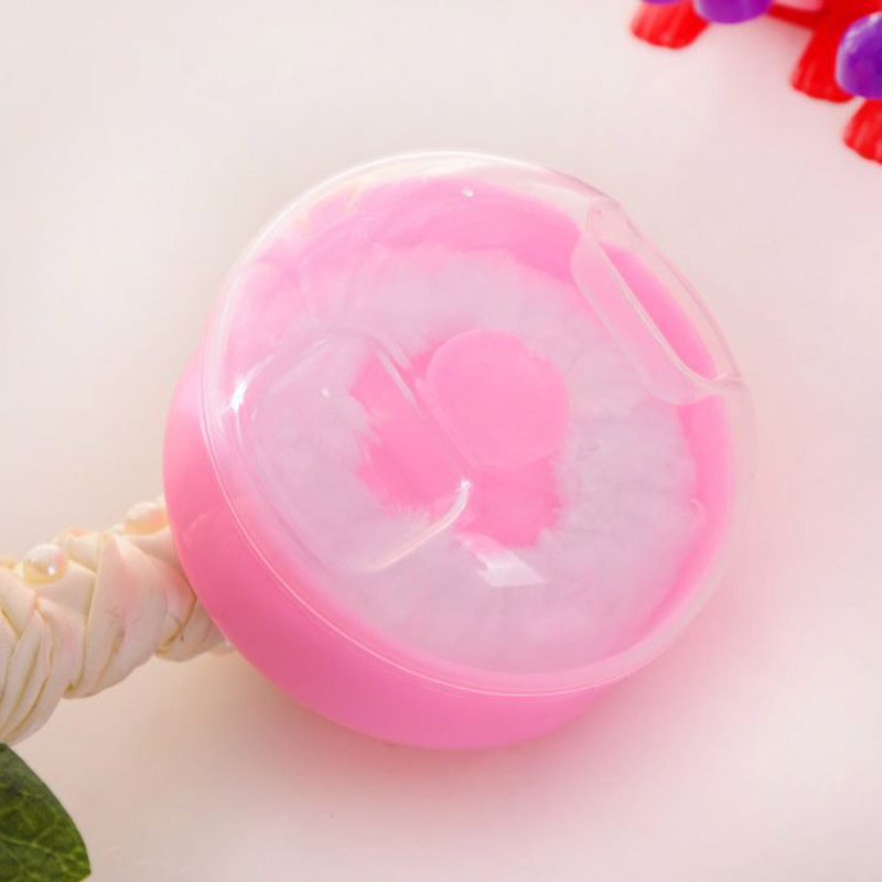Powder puff Powder Box baby Powder puff baby Newborn Portable package Lip Empty Box Powder puffin the Diapers/Care/Feeding/Push lathe , Barber/Nail clippers/Thermometers and other small articles of daily care , Puff category - from Buy2taobao.com to provide professional Taobao agent buy service