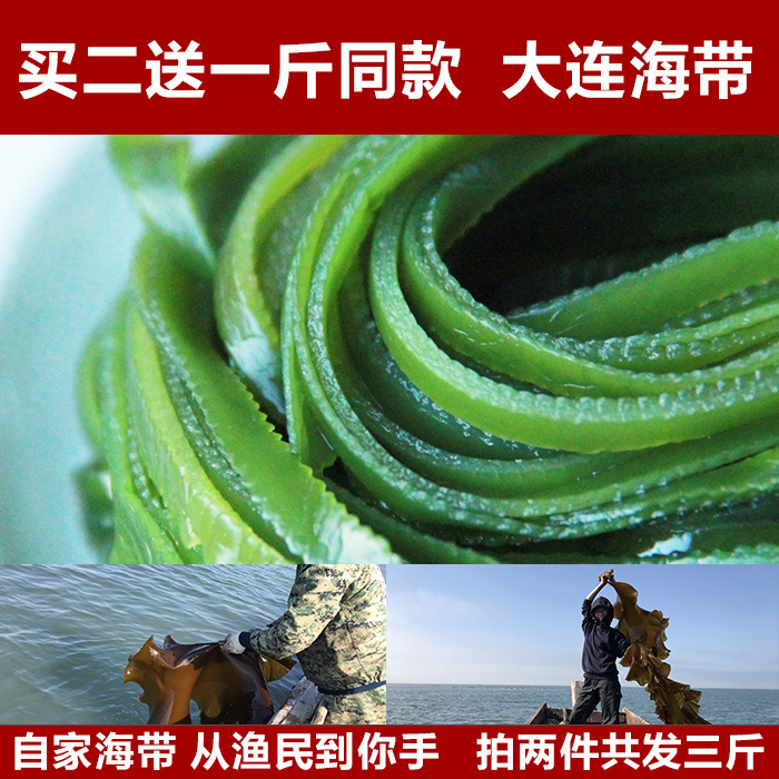扇贝婆婆大连海带丝特级昆布丝新鲜海菜丝盐渍野生深海海带丝500g在类目 水产肉类/新鲜蔬果/熟食, 海鲜/水产品/制品, 藻类, 海带中 - 来自Buy2taobao.com提供专业的淘宝代购服务