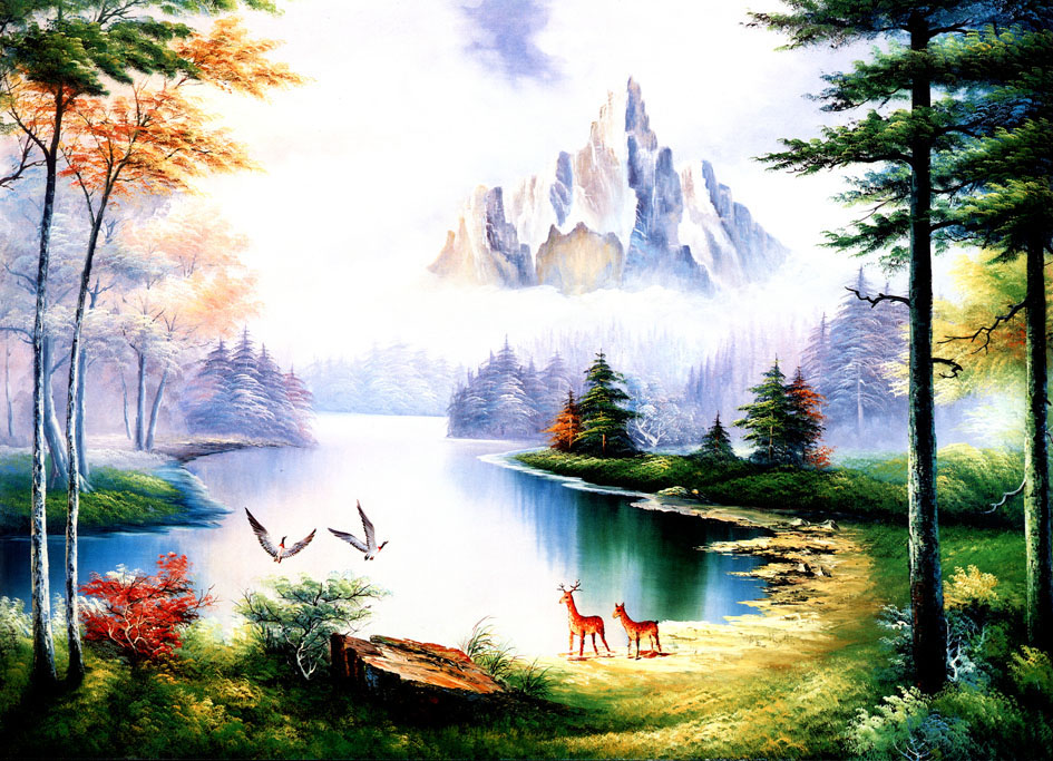 waterproof pure cotton canvas poster Simulation painting Interior painting Oil Painting decorate canvas 50*60cmin the Home accessories , Decorative painting , Modern decorative painting category - from Buy2taobao.com to provide professional Taobao agent buy service