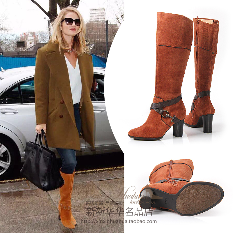Clearance poster Friends of Germany Hogl Women's Shoes 0-107143 With crude Boots High-heeled High Boots Belt bucklein the Women's Shoes, Boots category - from Buy2taobao.com to provide professional Taobao agent buy service