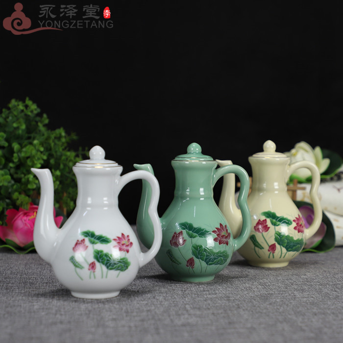 temple Temple make offerings to Buddha ceramics Lotus kettle kettle Net kettle flagon St. cups Buddha whitein the Tableware , Tea set , Teapot category - from Buy2taobao.com to provide professional Taobao agent buy service