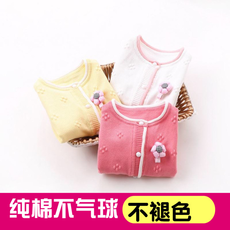 女童加绒开衫针织衫2019新款秋冬加厚女宝宝毛衣婴儿童外套针织衫在类目 童装/婴儿装/亲子装, 毛衣/针织衫中 - 来自Buy2taobao.com提供专业的淘宝代购服务