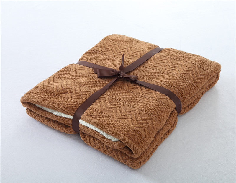 Special Offer Simplicity Plush thickening knitting leisure time Blanket Sherpa reunite with Air blanket Nap blanket Woolin the Bedclothes , Leisure blanket/Woolen blanket/Carpet category - from Buy2taobao.com to provide professional Taobao agent buy service