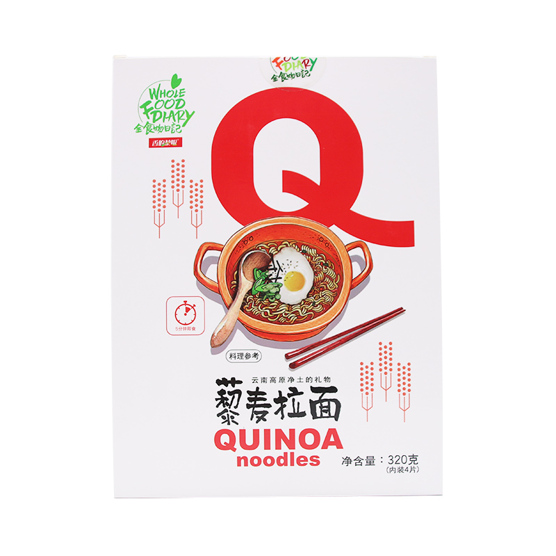 【来自高原净土藜麦】全食物日记藜麦拉面 面条 320g/盒|ruв категории зерно риса/север и Юг сухих грузов/приправы, удобный момент, лапша/вермишель (будет готовить лапшу) - от Buy2taobao.com для оказания профессиональной услуги покупки агента Taobao