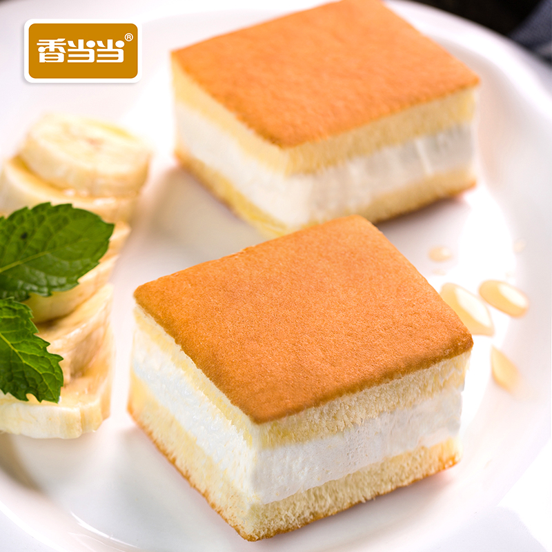 香蕉牛奶味蛋糕500g网红水果夹心蛋糕三明治茶点营养早餐零食整箱|ruв категории закуски/орехи/специальность, пирожное/десерт, в западном стиле торты - от Buy2taobao.com для оказания профессиональной услуги покупки агента Taobao