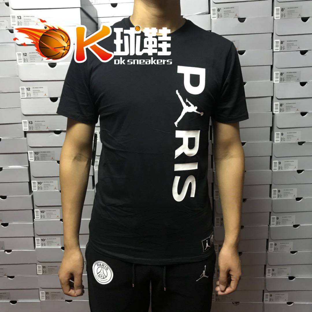 JORDAN 巴黎圣日耳曼联名 飞人巴黎LOGO 男子短袖T恤 BQ4278-010在类目 运动服/休闲服装, 运动T恤中 - 来自Buy2taobao.com提供专业的淘宝代购服务