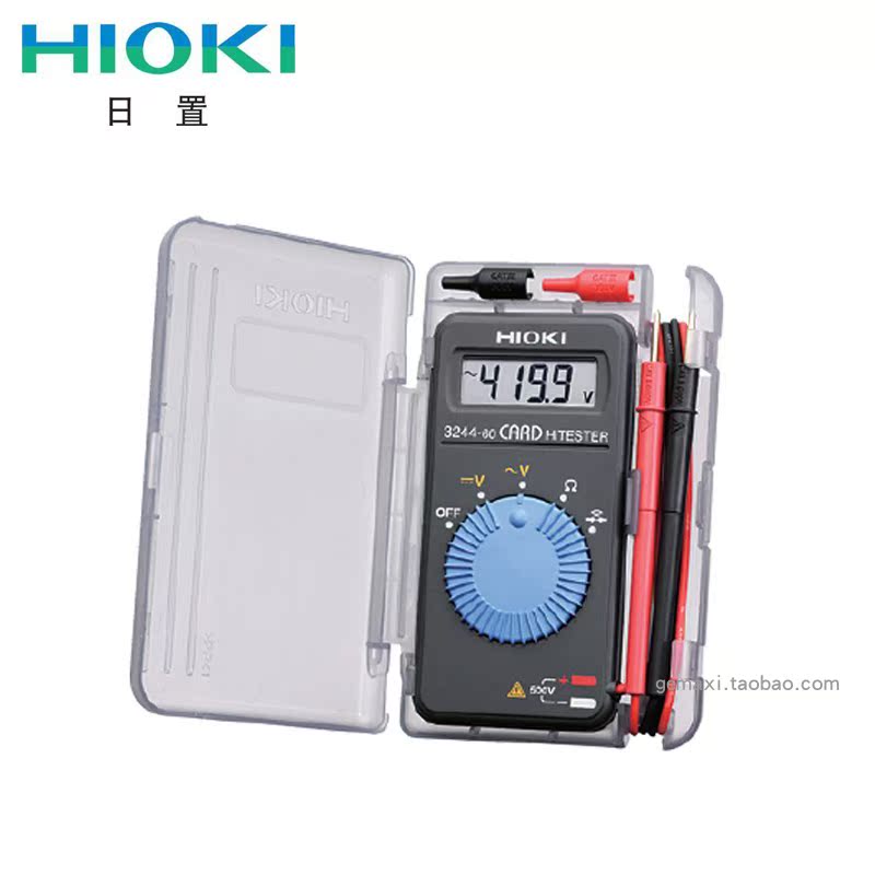 HIOKI/日置3244-60万用表 3245太阳能万能表便携卡片 原装正品|msdalam kategori perkakasan/alat, instrumen, multimeter - dari Buy2taobao.com untuk memberikan perkhidmatan ejen Taobao profesional membeli