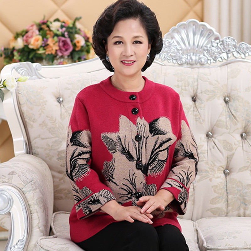 反季清仓中老年人女装毛衣外套妈妈秋冬装开衫50岁60婚礼奶奶装70在类目 女装/女士精品, 中老年女装中 - 来自Buy2taobao.com提供专业的淘宝代购服务