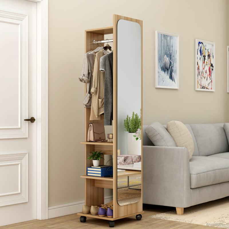 Simplicity fashion Mirror whole body Length mirror move rotate Storage Coat a living room Bedroom closet Dressing Mirrorin the Residential furniture , Mirrors , Mirror category - from Buy2taobao.com to provide professional Taobao agent buy service