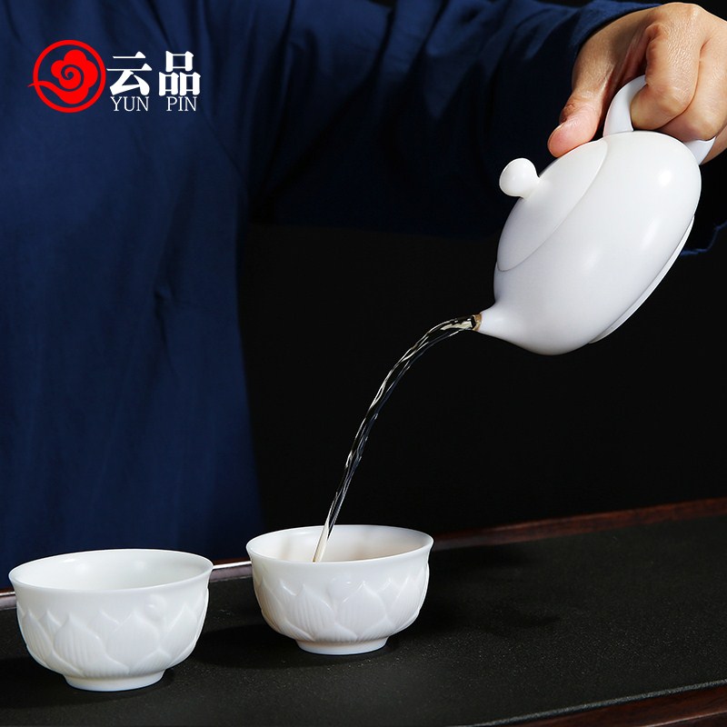 一壶二杯功夫茶具套装家用简约喝茶茶杯陶瓷白瓷泡茶壶整文创官方在类目 餐饮具, 茶具, 功夫茶具中 - 来自Buy2taobao.com提供专业的淘宝代购服务